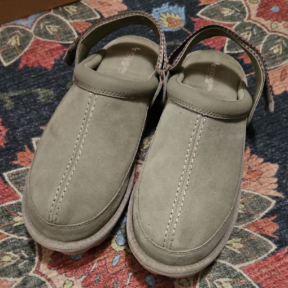 Ugg Koolaburra Women's Suede Clogs Size 11 Green